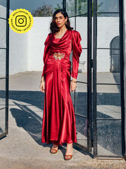 House of Fett - Stellar Sequin Gown A Line Dress