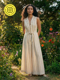 House of Fett - Ruby Red Pleated Gown