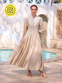 House of Fett - Mafushi Gold Cotton Dress