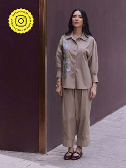 House of Fett - Retina Cotton Cowl Dress