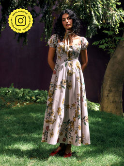 House of Fett - Marini Printed Cotton Dress