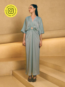 House of Fett - Aphrodite Rose Belted Dress