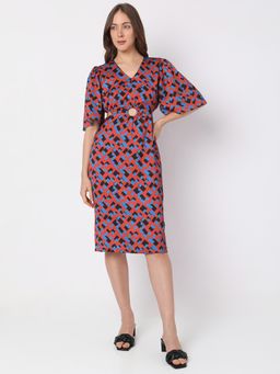 VERO MODA - Women Casual Multicolor Dress