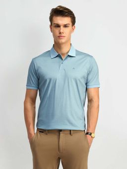 Arrow - All Over Printed Pure Cotton Green Polo T-Shirt