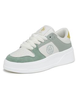 U.S. POLO ASSN. - Off White Pu Round Toe Sneakers