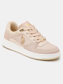 U.S. POLO ASSN. - Nude Pu Round Toe Sneakers