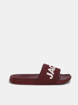 Jack & Jones - Red Eva Round Toe Sliders