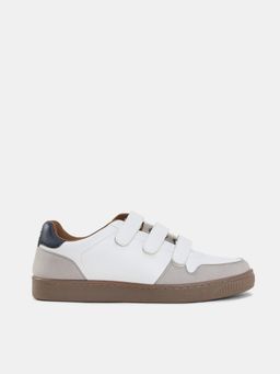 Jack & Jones - White Pu Round Toe Sneakers