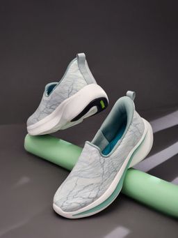 Campus - Green Mesh Round Toe Walking Shoes