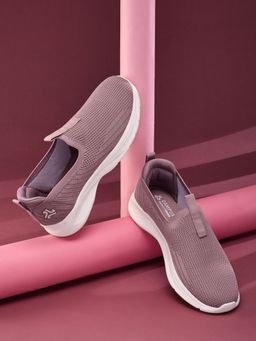 Campus - Mauve Mesh Round Toe Walking Shoes