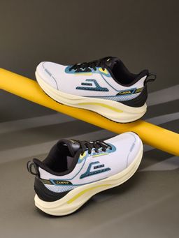 Campus - Blue Mesh Round Toe Running Shoes