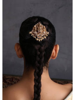 SWABHIMANN - Gold Indi Temple Braid Pin