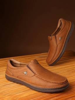 BUCKAROO - Vegan Leather Casual Slip-On Loafers for Men