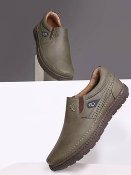 BUCKAROO - Vegan Leather Casual Slip-On Loafers for Men