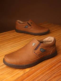 BUCKAROO - Vegan Leather Casual Slip-On Loafers for Men