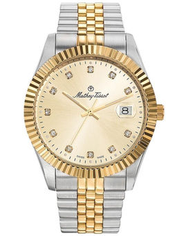 Mathey-Tissot - Gold Dial Analog Watch For Men (H710BDI)