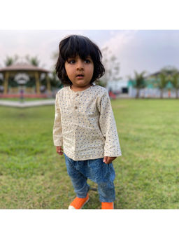 Whitewater - Unisex Organic Indigo Raidana Kurta and Indigo Pyjama