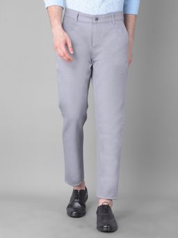 CRIMSOUNE CLUB - Mens Grey Casual Trouser