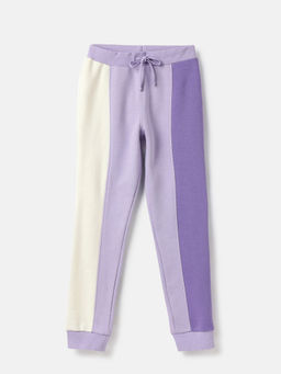 United Colors of Benetton - Purple Colorblock Regular Fit Joggers