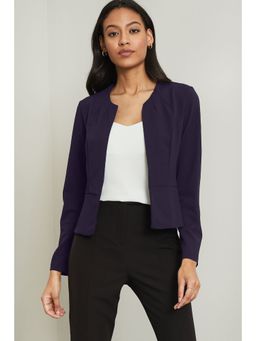 Lipsy - Cropped Collarless Blazer Jacket
