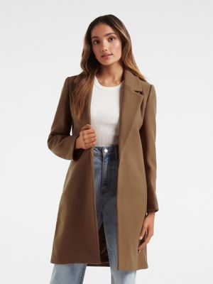 lipsy longline satin coat