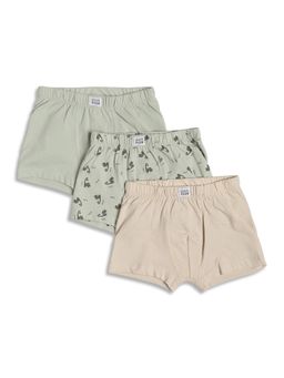 MINI KLUB - Boys Cotton Trunks-Multi-Color (Pack of 3)