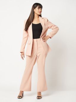 HOUSE OF S - Nude Front-open Power Suit (Set of 2)