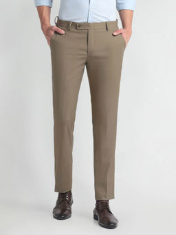 Arrow - Tailored Fit Dobby Trousers