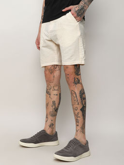 CAHOOT - Men's Yellow Seersucker Stripe Shorts