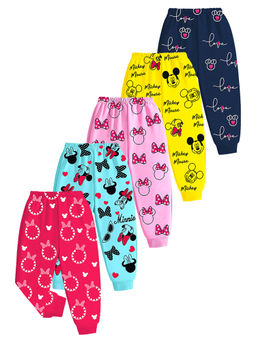 Kuchipoo - Disney Regular Fit Baby Girls Pyjamas (Pack of 5)