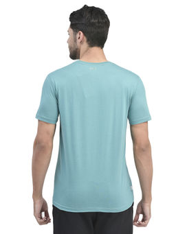 WOODLAND - Casuals Blue Cotton T Shirt For Men