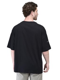 WOODLAND - A Skating Monk Casuals Black Cotton T Shirt For Men