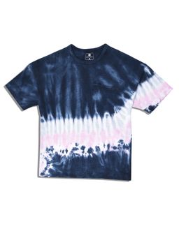 WOODLAND - A Skating Monk Casuals Blue Cotton T Shirt For Men