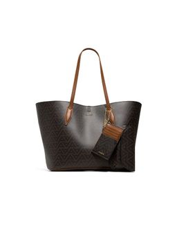 Aldo - Womens Brown Tote Bag with Pouchs