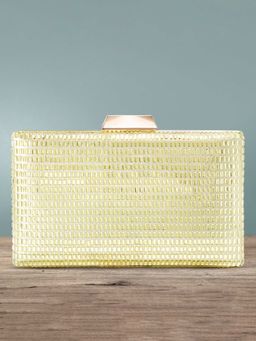 Peora - Clutch Purses for Women Wedding Handmade Evening Handbags Party Bridal Clutch -C45G