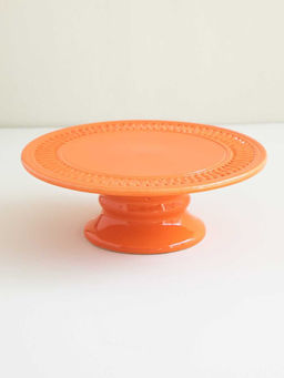 Freedom Tree - Cutwork Solid Handcrafted Ceramic Cake Stand