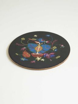 Freedom Tree - Healing Heart Multi-Color Wood and Enamel Trivet