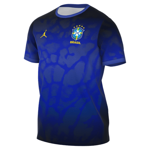 Brazil Academy Pro - Nike Brazil Academy Pro Men's Jordan Dri-FIT Football Short-Sleeve Pre-Match Top