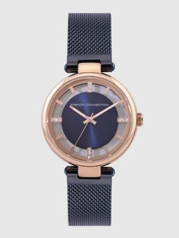 French Connection - Analog Blue Dial Women's Watch - FC148URGM