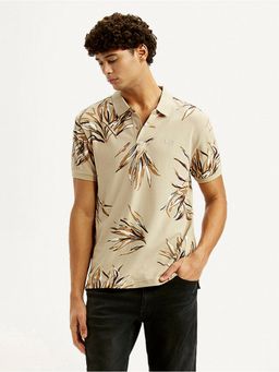 Levi's - Mens Botanical Beige Slim Fit Polo T-Shirt