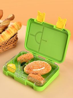 Little Surprise Box - Green Dinosaur Volacano Bento Lunch Box for Kids