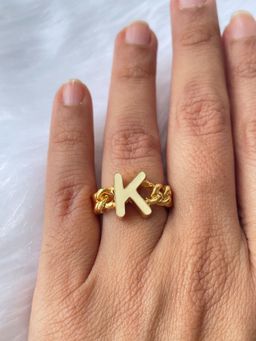 MNSH - Signature Enamel White Ring K