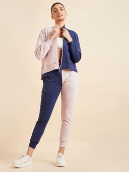 Sweet Dreams - Women Colorblock Tracksuit - Navy Blue