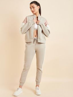 Sweet Dreams - Women Colorblock Tracksuit - Grey