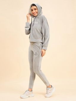Sweet Dreams - Women Typography Tracksuit - Grey