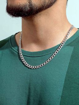 Joker and Witch - Joker & Witch Maverick Mens Chain Link Silver Necklace