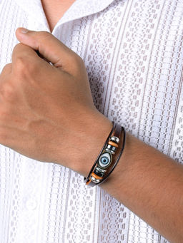 Joker and Witch - Joker & Witch Erebus Evil Eye Men Bracelet