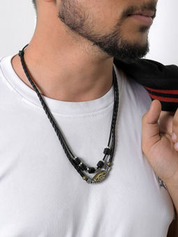 Joker and Witch - Joker & Witch Severus Mens Black Layered Necklace
