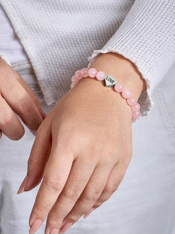 Joker and Witch - Joker & Witch Lover Pink Couple Beaded Bracelet