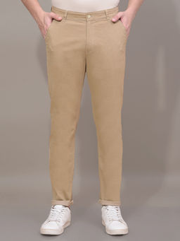 CRIMSOUNE CLUB - Men Beige Printed Trouser